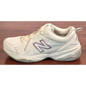 Women's New Balance 619 Casual Comfort Cross Trainer White Pink Size 10B WX619WP